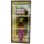 DC12V/AC110-220V Infinity Mirror Display Case for Donut Cake Cookie Dry Bakery
