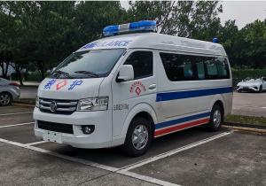 China Futian Emergency Medical Services Ambulance 7 Seat Rear Drive 4×2 on sale