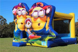 Wholesale Plato PVC Minions Inflatable Bouncer For Kids Fun / Jumping Castle Bounce House from china suppliers