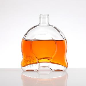 Wholesale Super Flint 500 ml 700 ml 750 ml Glass Whisky Bottle with Cork Wine Tasting Essential from china suppliers