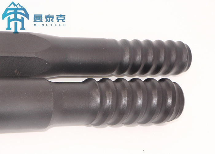 H25 T35 Thread Drill Rod Round / Hexagonal Mining Michine Parts