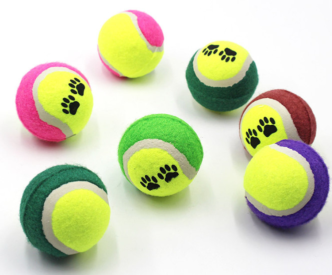 pet tennis balls
