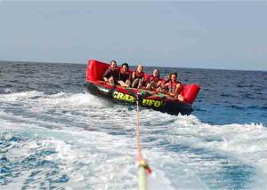Wholesale Crazy 4 Riders Inflatable Water Sofa / Towable Ski Tube CE ROHS UL from china suppliers