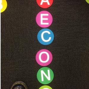 Wholesale Bright Circle Classroom Carpet Markers , Home Decor Carpet Spots from china suppliers