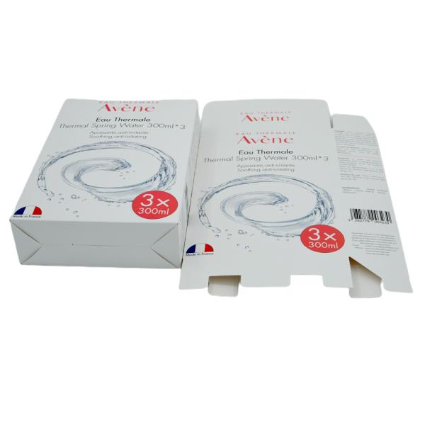 Offset Artpaper Luxury Makeup Box Packaging Skincare Cleanser Toner With Crash