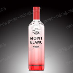 Wholesale Luxury 700ml Empty Vodka Bottle With Glass Cap from china suppliers