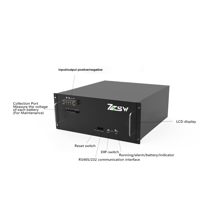Professional 100AH Rechargeable Lithium Ion Battery Pack 16S 48V Telecom Base Station Lifepo4 Batteries Module