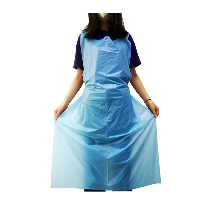 Sleeveless Disposable Apron Anti Osmosis With Waist Tie Closure