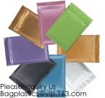 Holographic Packaging Bags For Glitter Powder Packing Laser Small Zipper Lip