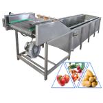 304 Stainless Steel 1200kg/H Vegetable And Fruit Washing Machine