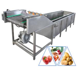 Wholesale 304 Stainless Steel 1200kg/H Vegetable And Fruit Washing Machine from china suppliers