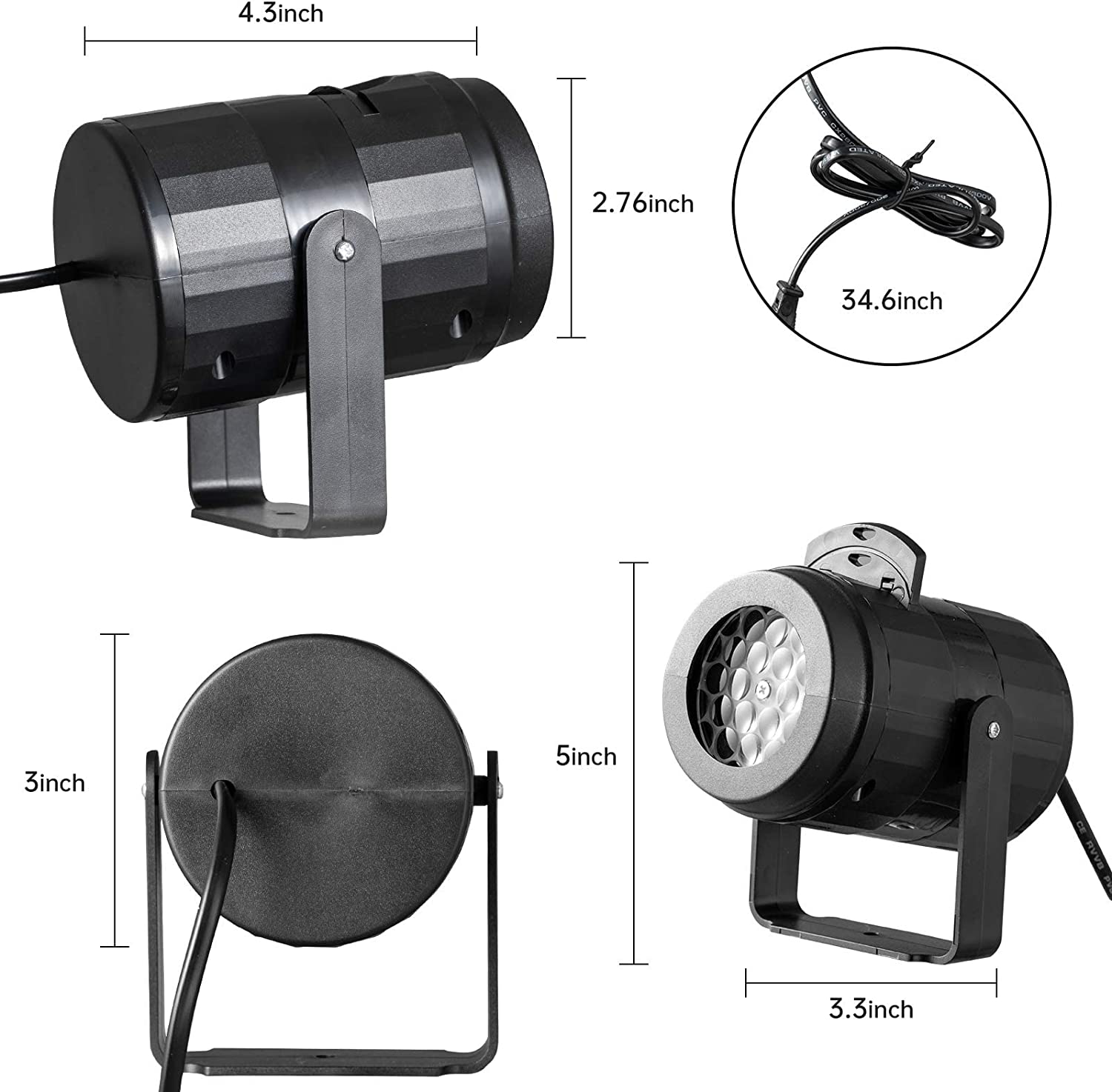 IP44 5000K Christmas Laser Projector 16 Pictures Christmas Projector Lights