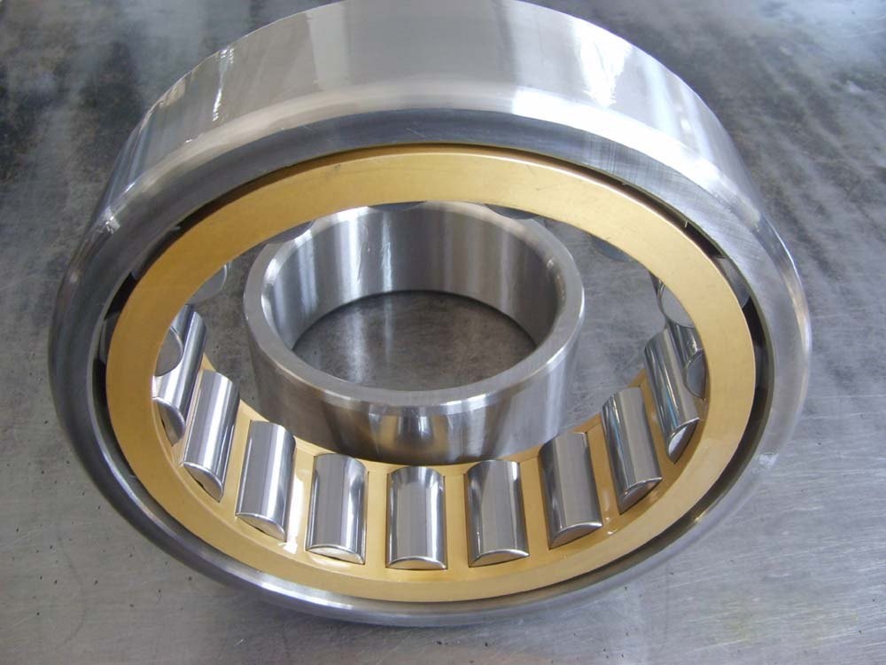 FAG replacement NU205EM single row spherical roller bearing with brass steel retianer