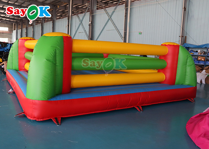 Outdoor Competition Inflatable Sports Games Oxford Boxing Ring For Kids 5x5x1.5m