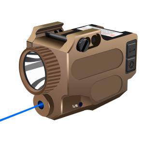 Wholesale 500 Lumens Gun Laser Flashlight Combo 405nm Blue Laser Beam For Pistol from china suppliers