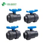 Thread Connection PVC Plastic Single Union Ball Valve for Water Supply in