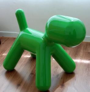 Wholesale Modern fiberglass puppy chair children dog shape scoop chair from china suppliers