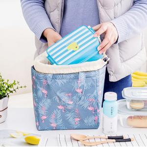 Wholesale Flamingo Print D13cm Insulated Lunch Cooler Bags from china suppliers