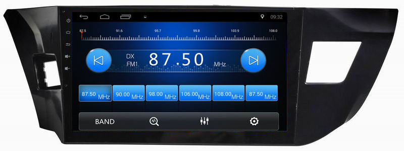 Ouchuangbo car digital screen gps navi radio for Toyota Levin 2014 with USB SWC 1080P Video BT android 8.1 system