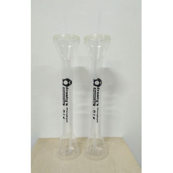 40cm Height Recycling Sustainable 900ml PET Slush Yard Cups