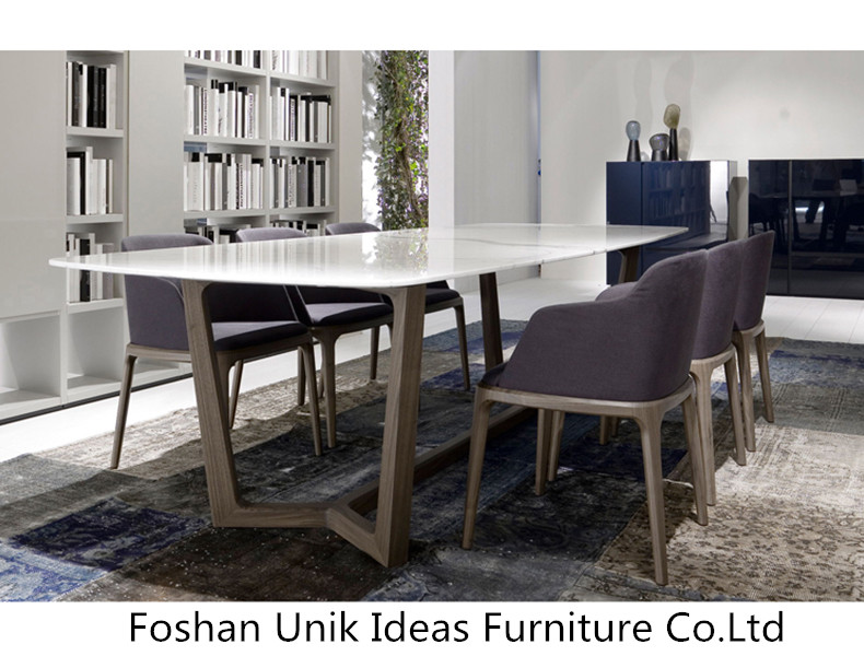 Black Brown Grey Nordic Dining Chair 60cm Seat Height Leather Ash Wood Dining Chairs