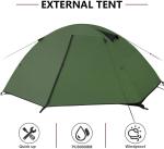 Hiking Camping Tent, Tent Suitable for Outdoor, Hiking, Glamping, Outdoor