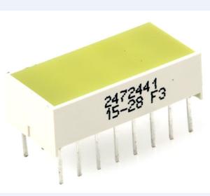 Wholesale Light Bar Through Hole LED Display, Yellow 25 mcd from china suppliers