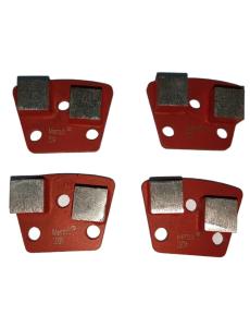 Wholesale Metal Bond Diamond Concrete Grinding Plate Two Teeth Machine For Floor from china suppliers