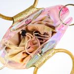 BPA Free Iridescent Clear Holographic Purse For Women