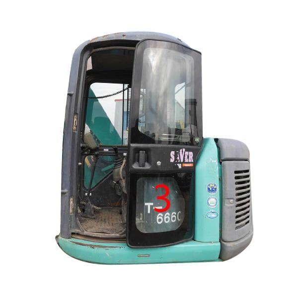 ISO Excavator Door Window Replacement Windshield Tempered Left Door Lower