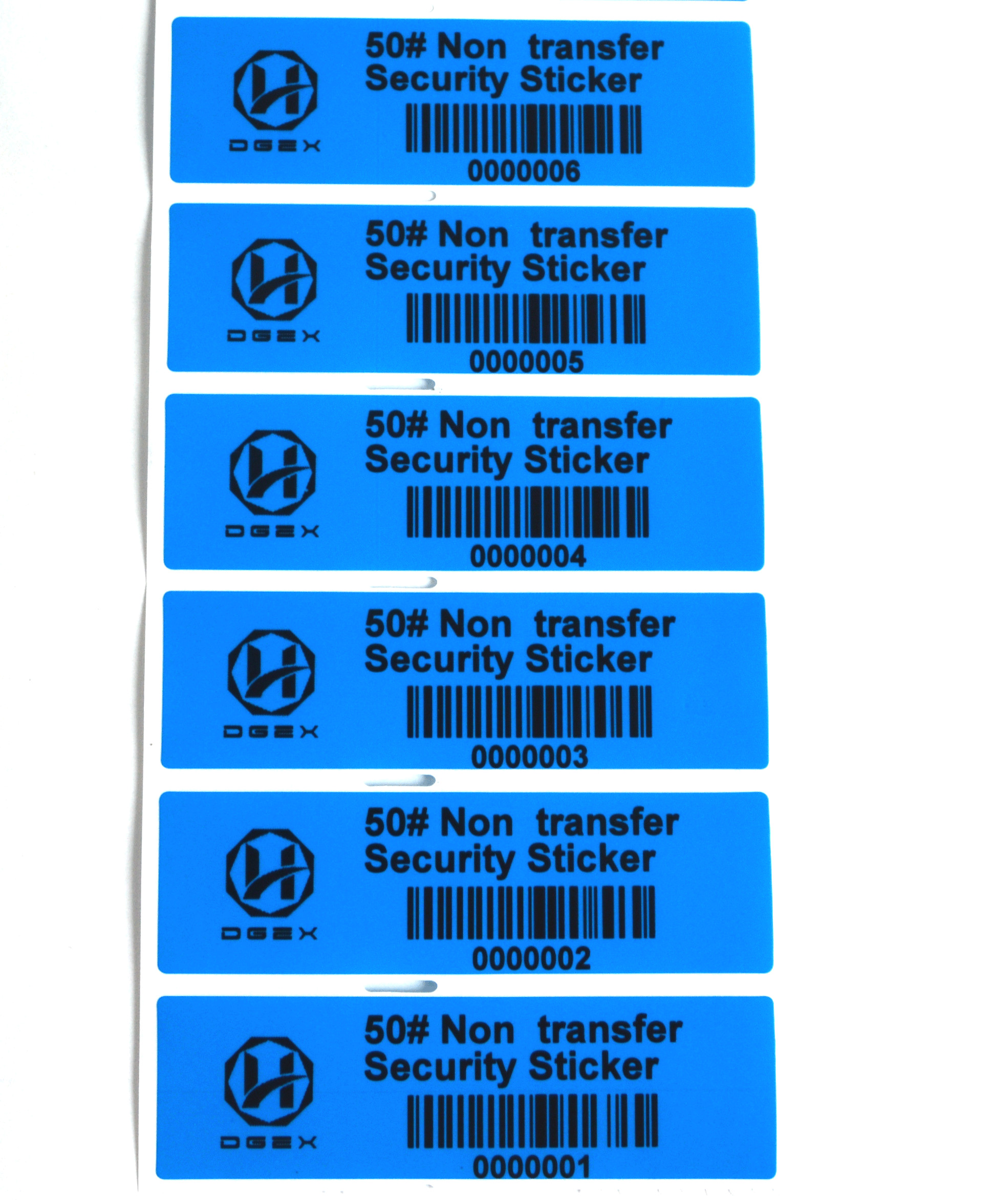 Void Open Security Waterproof Label Sticker Tamper Evident Void Label