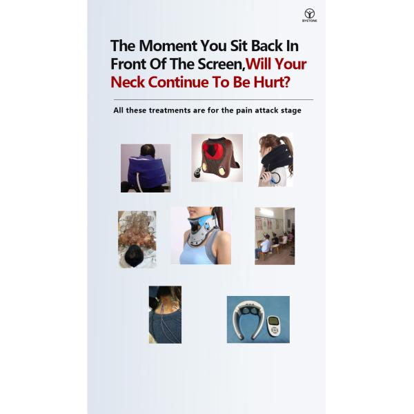 Electric Computer Monitor Swivel Rotating Monitor Stand For Neck Massage