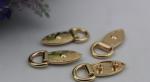 Decorative hardware metal zinc alloy ligh gold 11.5 mm handbag straps buckle