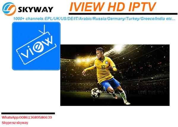 the most popular sports and cinema greek vip channels Iview hd iptv 1 year