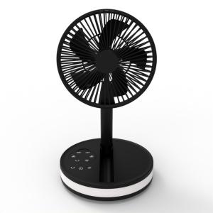 Wholesale HEBRONFAN Pedestal Table Fan Rechargeable Mini Desktop Fan Portable Adjustable Cool Air Table from china suppliers