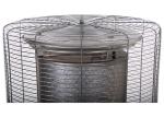Outdoor free standing Stainless Steel Silver Gas Small Propane Patio Heater