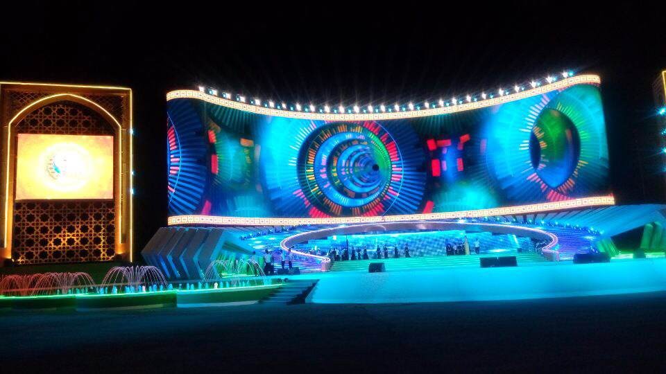 Hot Sales High Brightness xxx Images Video P16 Outdoor Led Curtain hsgd led display