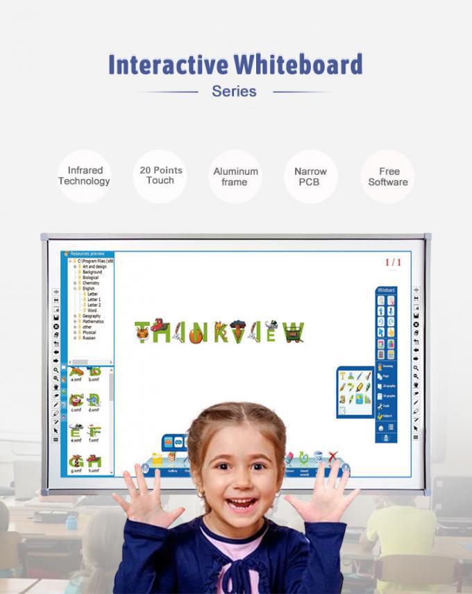 86 Inch 32 Point Infrared Classroom Smart Interactive Whiteboard For School Teaching 02