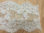 Jacquard Lace border for Wedding dress Cord lace edge in Ivory Color