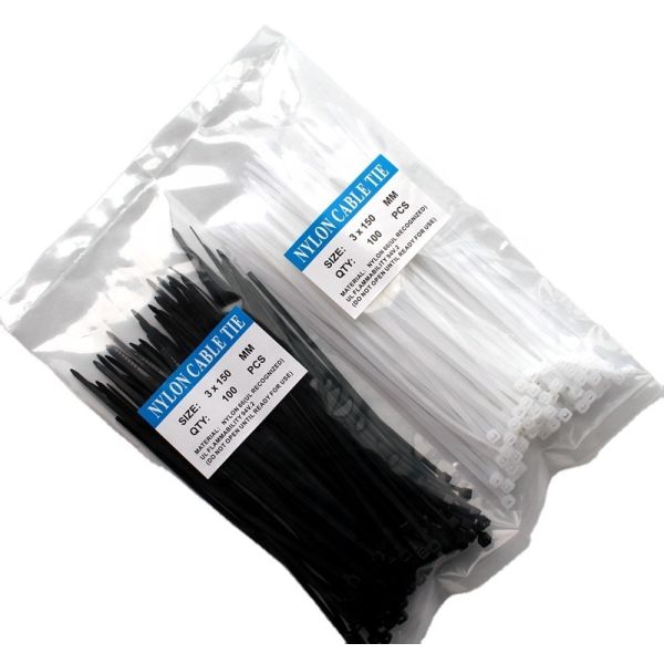 SZS-250RT Releasable Zip Tie Strap 7.5*250mm Size Eco Friendly Plastic Cable Ties