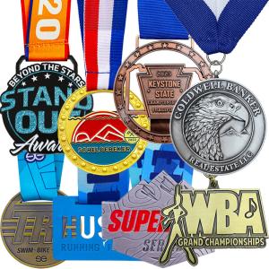 Wholesale Sports Custom Metal Medals Skating Rowing Letters Athletics Student Winning Medal from china suppliers