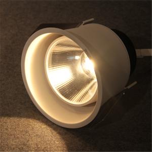 Wholesale 15W 1150LM COB LED Downlight With Reflector Warranty 3 Years Meanwell antiglare downlight from china suppliers