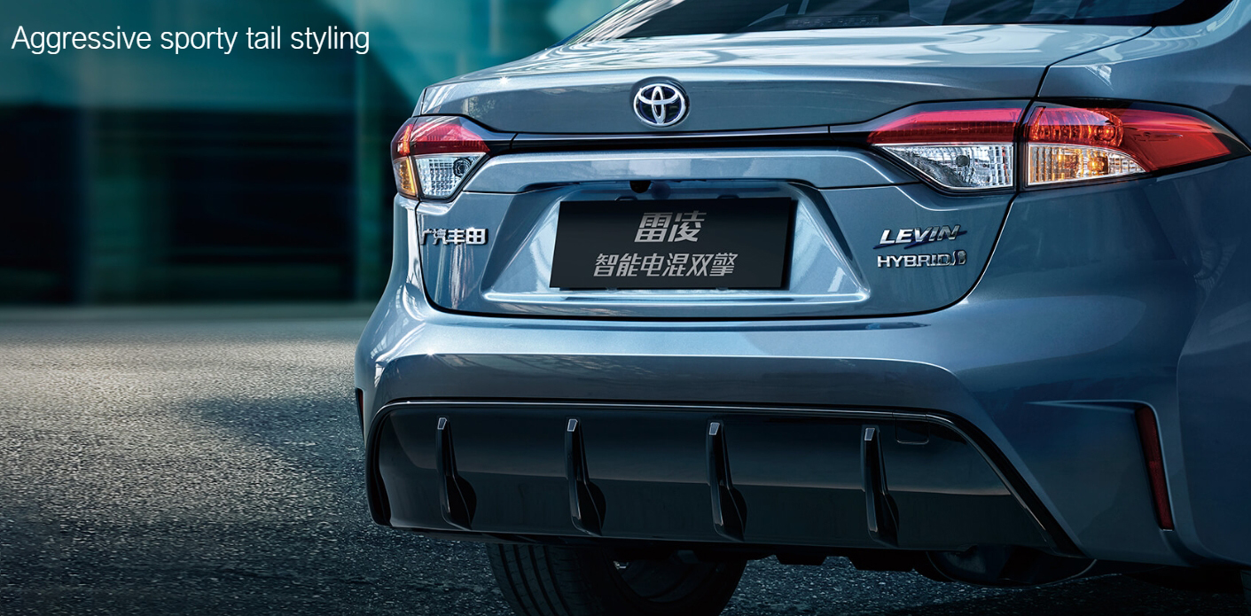 TO-YOTA LEVIN Hybrid Electric Car High Speed Electric Vehicle with 2700mm Wheelbase and 5 Seating Arrangements