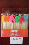 Glitter Letter Birthday Candles For Cake Decoration Food Grade OEM / ODM Service