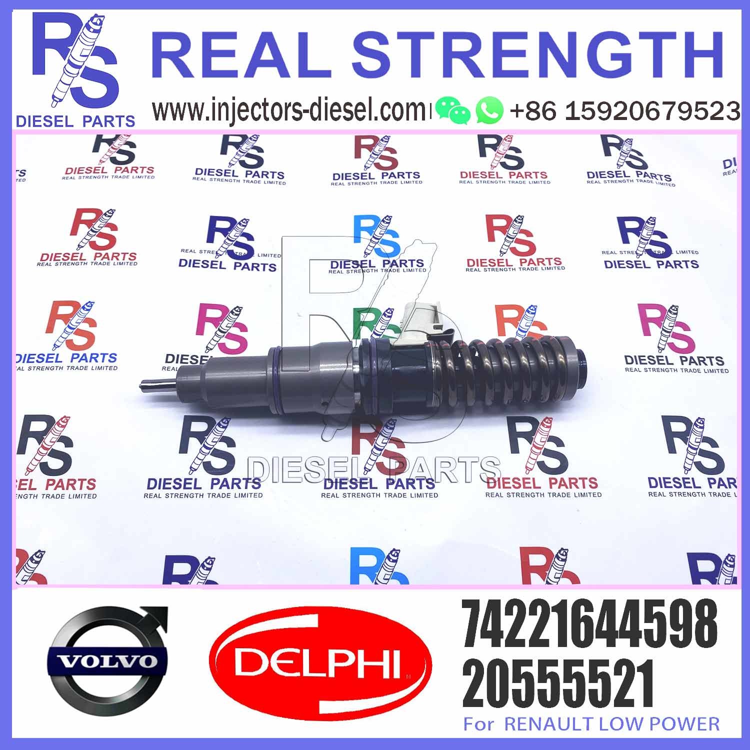 Factory Direct Sale Diesel Fuel Injector 21582096 7421028880 74221644598 BEBE4D35002 For RENAULT 11LTR EURO3 HI