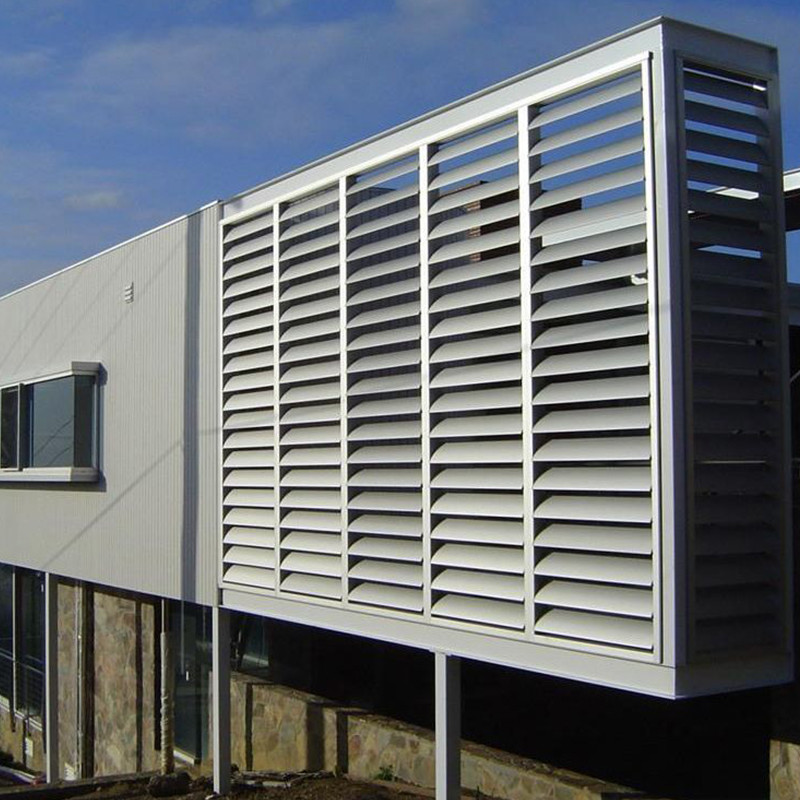 Electric Villa Louvre Window Shutter General Aluminum Frame Extrusions