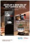 Auto Commercial Free Standing Protein Shake Coffee Vending Machine