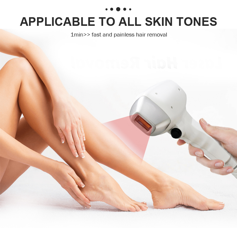 Removal Permanent Hair Diode Laser Machine 755Nm 1064Nm 755 808