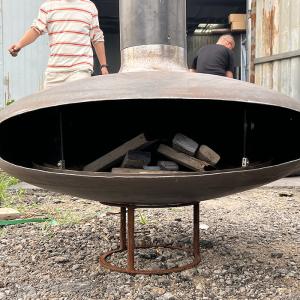 Wholesale Outdoor Heavy Carbon Steel Wood Burning Fire Pit With Sturdy Construction from china suppliers