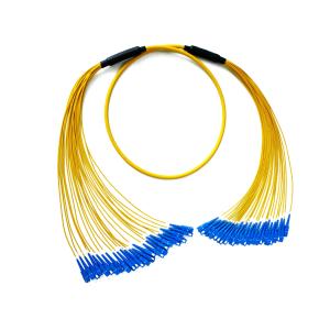 Wholesale 24 Core SC UPC LSZH Fiber Optic Cord , MPO Breakout Cord PVC 3mm from china suppliers